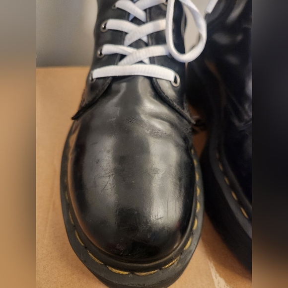 Dr Martens Women's size 7 platform leather boots - Picture 6 of 9